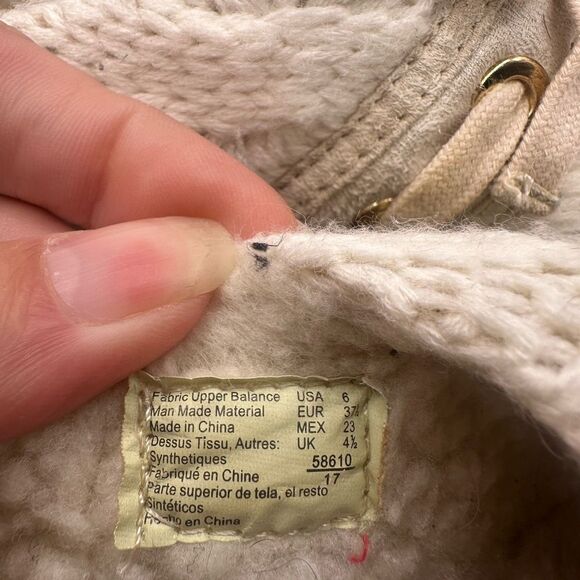 American Eagle Cozy Knit Wedge Slide Ons with Bow Size 6 - Picture 6 of 6